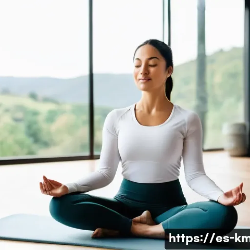 한의사와 명상 요법 - **Prompt 1: Guided Meditation for Inner Calm**
    "A serene, well-lit modern wellness studio with l...