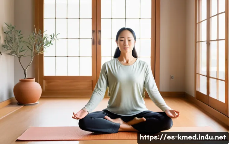 한의사와 한방 다이어트 프로그램 - **Prompt 1: Serene Balance and Holistic Wellness**
    A realistic photograph of a woman, aged 35-45...